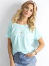 T-shirt-RV-TS-4662.27P-mietowy rozmiar - XL