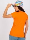 T-shirt-RV-TS-4623.08-pomarańczowy rozmiar - XL