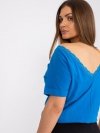 Bluzka-RV-BZ-7544.00-ciemny niebieski rozmiar - S