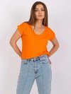 T-shirt-RV-TS-7543.12X-pomarańczowy rozmiar - XL