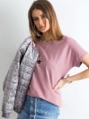 T-shirt-RV-TS-4662.35P-ciemny różowy rozmiar - S