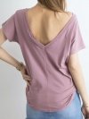 T-shirt-RV-TS-4662.35P-ciemny różowy rozmiar - XL