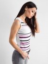 Top-AT-TP-5038.28P-biało-różowy rozmiar - one size S/M