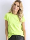 T-shirt-RV-TS-4623.84-fluo zielony rozmiar - S