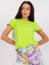 T-shirt-RV-TS-4623.84-fluo zielony rozmiar - M