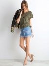 T-shirt-RV-TS-4662.28P-khaki rozmiar - XS