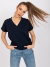 T-shirt-RV-TS-7666.19-granatowy rozmiar - S/M