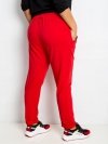 Spodnie dresowe-RV-DR-4765.52-czerwony rozmiar - 3XL