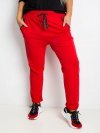 Spodnie dresowe-RV-DR-4765.52-czerwony rozmiar - 2XL
