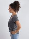 T-shirt-RV-TS-4832.28P-ciemny szary rozmiar - XS