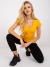 T-shirt-RV-TS-4837.38P-jasny pomarańczowy rozmiar - S