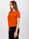 T-shirt-RV-TS-4662.39P-ciemny pomarańczowy rozmiar - S