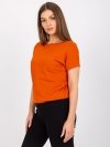 T-shirt-RV-TS-4662.39P-ciemny pomarańczowy rozmiar - M