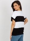 Bluzka-RV-BZ-8640.36X-biało-czarny rozmiar - L/XL