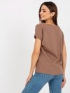 T-shirt-B-014.59-brązowy rozmiar - S