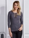 Bluzka-PL-BZ-4250.06-ciemny szary rozmiar - S