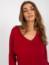 Bluzka-RV-BZ-7663.05-bordowy rozmiar - ONE SIZE