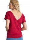 T-shirt-RV-TS-4662.04X-bordowy rozmiar - L