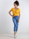 T-shirt-RV-TS-4832.37P-jasny pomarańczowy rozmiar - S