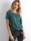 T-shirt-RV-TS-4662.38P-ciemny zielony rozmiar - XL