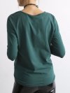 Bluzka-RV-BZ-4661.54P-ciemny zielony rozmiar - L