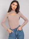 Bluzka-RV-BZ-7259.20-ciemny bezowy rozmiar - M