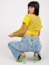 Bluzka-FA-BZ-7724.92P-limonkowy rozmiar - ONE SIZE