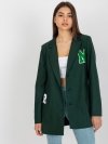 Marynarka-LK-MA-509286-3.01P-ciemny zielony rozmiar - ONE SIZE