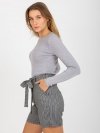 Szorty-LK-SN-506942-4.29-szaro-czarny rozmiar - 38