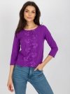 Bluzka-LK-BZ-506522.07-fioletowy rozmiar - 36