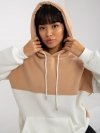 Bluza-AP-BL-AP-3001.98P-beżowy rozmiar - XL