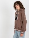 Bluza-RV-BL-8372.04P-brązowy rozmiar - ONE SIZE