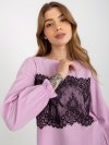 Bluzka-LK-BZ-506877.15X-jasny fioletowy rozmiar - 38