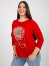 Bluzka-RV-BZ-8496.10P-czerwony rozmiar - ONE SIZE