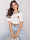 T-shirt-217-TS-25606.55P-ecru rozmiar - M