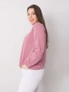 Bluzka-RV-BZ-6332.53P-ciemny różowy rozmiar - 2XL