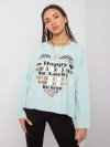 Bluzka-DHJ-BZ-21103.06P-mietowy rozmiar - ONE SIZE