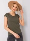 T-shirt-RV-TS-6108.04-khaki rozmiar - S