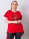 Bluzka-RV-BZ-6434.28P-czerwony rozmiar - ONE SIZE