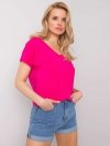 T-shirt-RV-TS-4832.40P-fuksjowy rozmiar - S