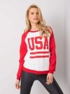 Bluza-DS-BL-1111.06P-biało-czerwony rozmiar - M