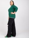 Bluzka-RV-BZ-6640.86-ciemny zielony rozmiar - 3XL