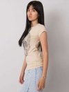 T-shirt-EM-TS-ES-21-532.18-beżowy rozmiar - S