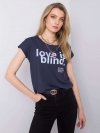 T-shirt-D1552Z02042A-granatowy rozmiar - XS