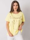 T-shirt-FA-TS-7121.88P-jasny żółty rozmiar - ONE SIZE