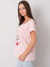 T-shirt-FA-TS-7196.74P-jasny różowy rozmiar - ONE SIZE