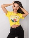 T-shirt-PM-TS-SS21TX58.12-żółty rozmiar - L