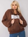 Bluza-EM-BL-651/2.41X-ciemny brązowy rozmiar - S/M