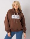 Bluza-EM-BL-651/2.41X-ciemny brązowy rozmiar - S/M