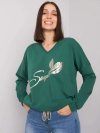 Bluzka-RV-BZ-7276.77-ciemny zielony rozmiar - ONE SIZE